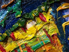 ORIGINAL OIL█PAINTING OCEAN ART█SIGNED ’26█LANDSCAPE OUTSIDER NATURE REALISM POP
