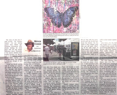 Guajardo Art: Angel Girl 11X8.5 Original Paper Abstract Expressionism