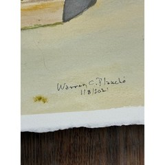 Santuario de Chimayo #2 Original Watercolor Painting 2021 11×15 Warren C Plauche