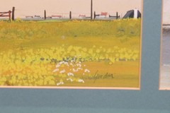 Anne Gordon G.I. (1941-2005) Scottish IMPRESSIONIST 20thC Triptych Painting