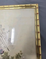 Chinese Painting On Silk Professionally Framed 12 1/4 X 12 1/4″