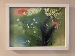 Irish Daisy Dew Oil on Canvas Painting by Carmel Cantwell Original Irish Framed