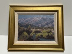 MATTHEW REYNOLDS PAINTING CALIFORNIA LANDSCAPE MASTERFUL LISTED FAMOUS SMALL OIL