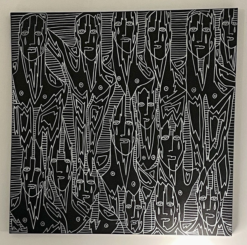 Patrick Church – “Get in Line” Original Painting, 2020 – 48” x 48”