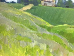 Oil Hand Painting Outskirts Village Bloshenko A Original Wall Hanging Home n1067