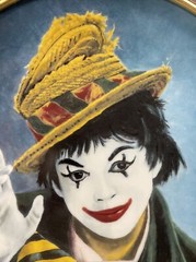 JUDY GARLAND CLOWN PLATE HAND SIGNED By JON HELLAND On The Back 262/12,500