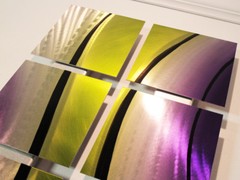 Modern Abstract Metal Wall Art Painting Sculpture Decor
