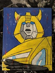 Transformers G1 Bumblebee Painting