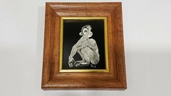 Lot of 3 DJ Cook Miniature Acrylic on Board Paintings, Signed