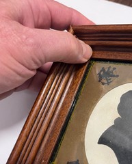 Silhouette Important Rare Virginia – Antique Silhouette Portrait – Identified!