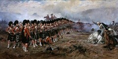 The Thin Red Line Battle of Balaclava Painting by Robert Gibb Reproduction