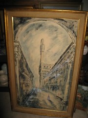 William Selby Expressionism Victorian Ladies of the Evening Figures in Clouds!