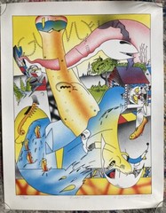 RARE Vintage 1972 Limited Edition 300 Pencil Signed Art Print by H. Schlotzhauer