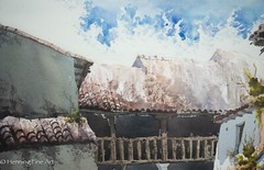 Beautiful Vintage Impressionist Painting of Cusco, Peru Colorful, Signed & FINE!