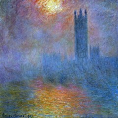 Houses of Parliament by Claude Monet Oil painting Giclee Printed on canvas P1808