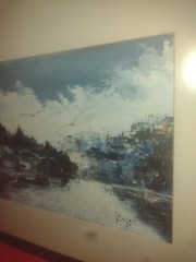 Original Oil On Cardstock Paper Painting Signed Paque Canadian Artist.