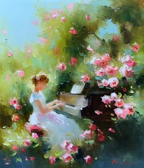 In the garden of roses by Aziz Sulaymanov, 2024