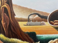 Benton Painting – Farming Painting – Mid-West Art