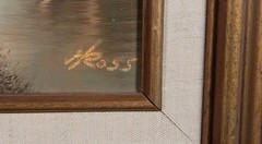 Heinz Ross – (b1928 – ?) – German – Oil on Canvas – COO – 16 1/2″ W x 29″ H
