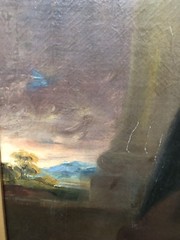 Antique c1830s Fine PORTRAIT Painting HANDSOME GENTLEMAN Oil on Canvas AMERICAN