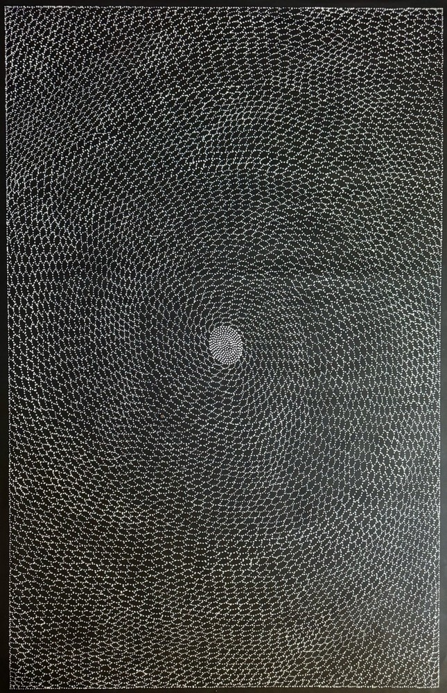 Mary Rumble Pitjara.Highly Collectable Aboriginal Art. Incl COA and photo’s