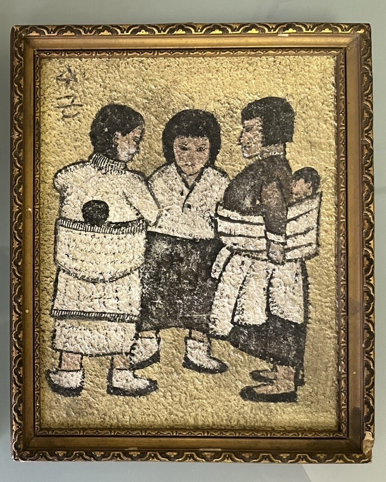 PARK SOO-KEUN | Three Girl taking care of baby (Made in the 1950’s – Korean)