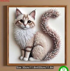 DIY Cat Pearl Painting Kit F28 (30×30 cm)