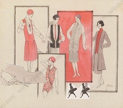 Gret Kalous-Scheffer (1892-1975) „Fashion Design“, ca. 1920 (1)