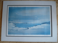JOHN STANCIN, 117/200 PENCIL SIGNED LITHOGRAPH PRINT, SURREAL SURREALISM MODERN