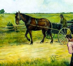 AFTER Joseph Kavanagh (Irish,French,1856-1918) oil painting antique 135844