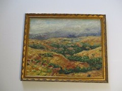 BERRYHILL OIL PAINTING VINTAGE 1960’S AMERICAN IMPRESSSIONIST CHUNKY LANDSCAPE