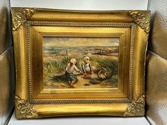 WONDERFUL R WILSON OCEANSIDE PAINTING OOB