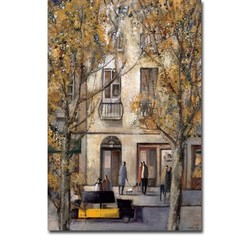 217 Barcelona by Didier Lourenco Gallery-Wrapped Canvas Giclee Art (45 x 30 in)