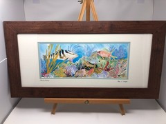 Original Florida Landscape Watercolor Painting Florida Artist Pam Webb