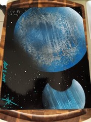 Paintings of Planets In Space