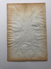 BEATE HULBECK ORIGINAL UNIQUE MIXED MEDIA DADA 1958 COLLAGE HAND SIGNED DATED