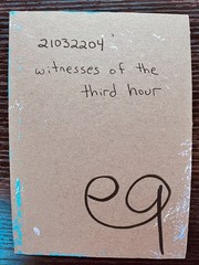 e9Art 5×7 ‚witnesses of the third hour‘ naive outsider art brut folk snake OOAK