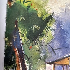 Group Of Two Watercolor Landscape Paintings 14 3/4” By 22 1/8” In Size Each