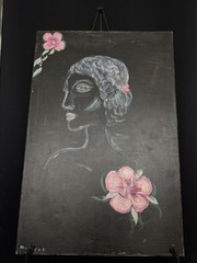 Original Handmade Wall Art Decor Painting On Stretched Cotton Canvas 24″x 36″