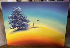 Original Connie Togel oil painting canvas. Perfect For Child’s Room 19” X 24”