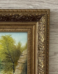 Antique oil painting original