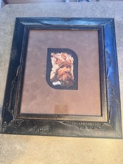 Small Oil Original By G Kapp Surface Itself 3 1/2 X 4 1/2″ On A Larger Frame