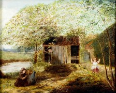 ATTR Hugh Cameron (UK,1835-1918) oil painting antique 150899