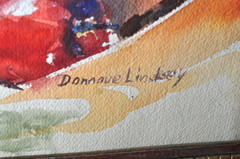 Still Life With Flowers Watercolor Donnave Lindsey American Watercolor Society
