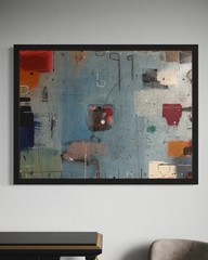 Abstract Painting for Modern Living Spaces, Contemporary Wall Canvas Art