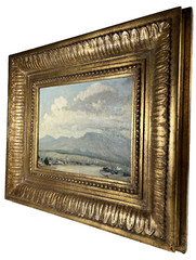 DWIGHT C HOLMES TEXAS ANTIQUE PLEIN AIR IMPRESSIONIST DESERT LANDSCAPE PAINTING