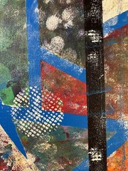 Geo’s Metric Explosion (New) 24x24x1.5 in. Gallery Wrapped Canvas Painting