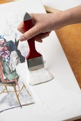 Versatile Non-Toxic Acrylic Gesso 1L – Ideal for Interior and Exterior Use