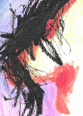 ACEO ATC CARD „Abstract 72“ REASOR Original Abstract Painting 2.5×3.5