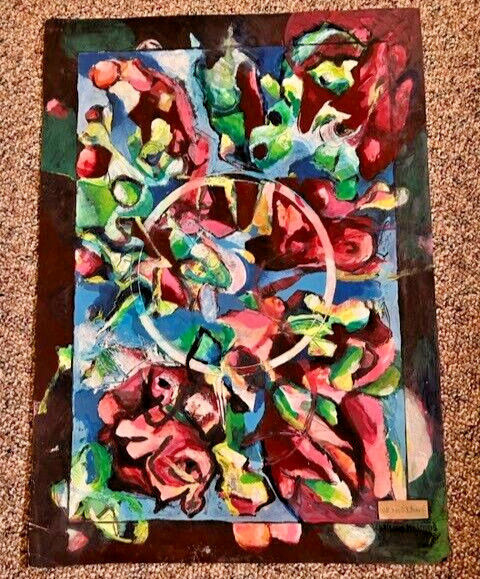 MILAN KLIMES: Important Mid-Century Czech Expressionist artist (1945-2013)